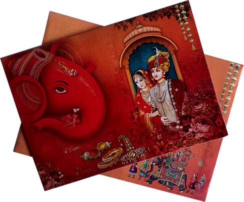 IN18 — wedding invitation card