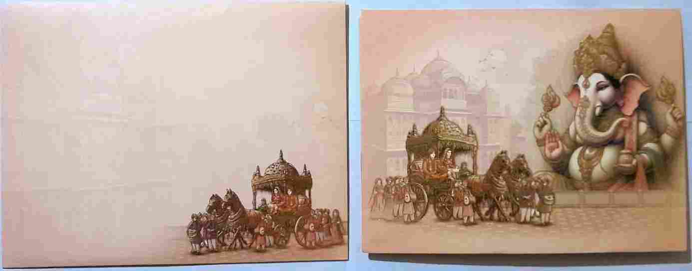 HN2 — wedding invitation card