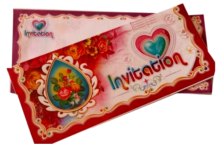 INS 54 — wedding invitation card